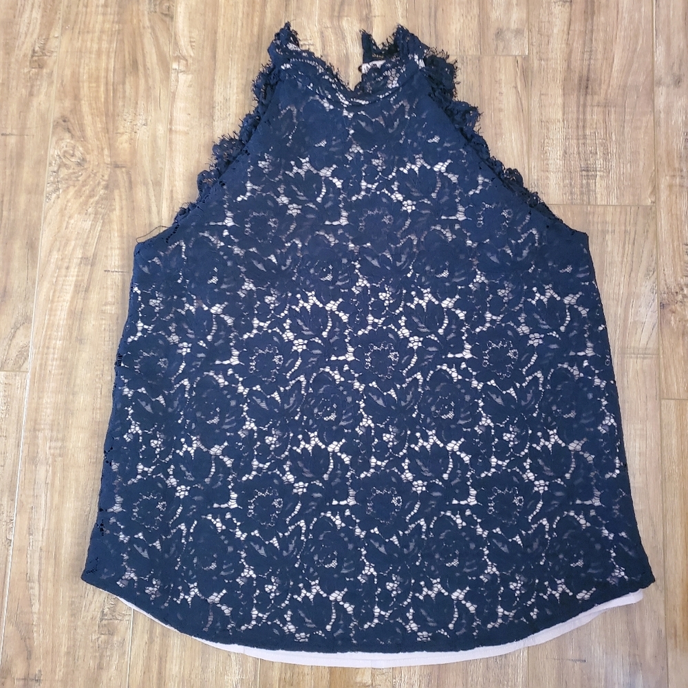 Lace Halter Neck Top